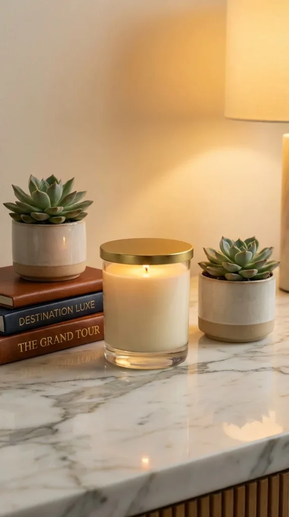 luxury travel candle gift idea