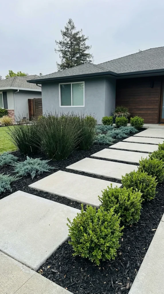 minimalist front yard design