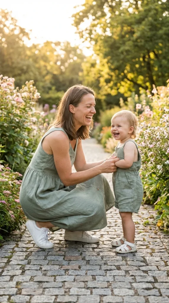 mommy and me matching outfits photoshoot