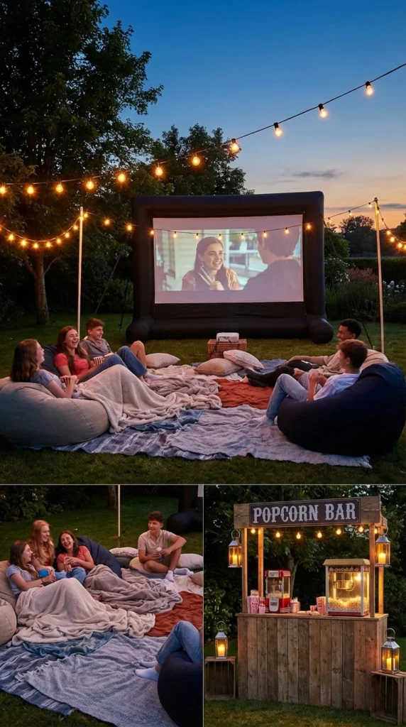 movie night birthday party ideas for teens