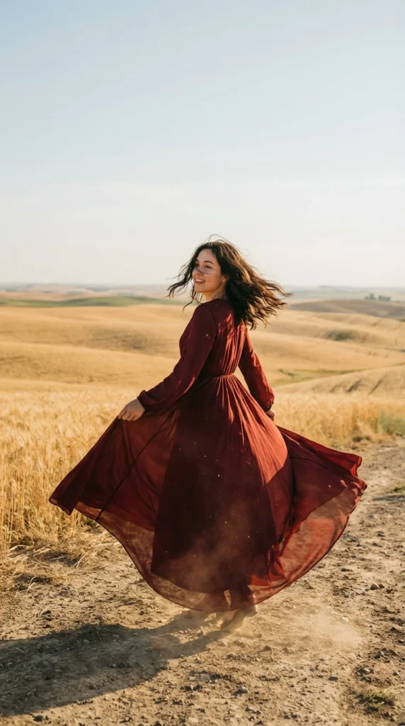 outdoor prom photo ideas open field
