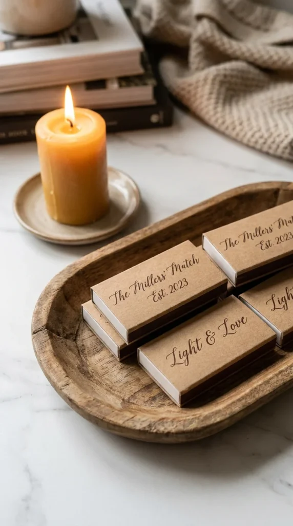 personalized housewarming matchbox gift
