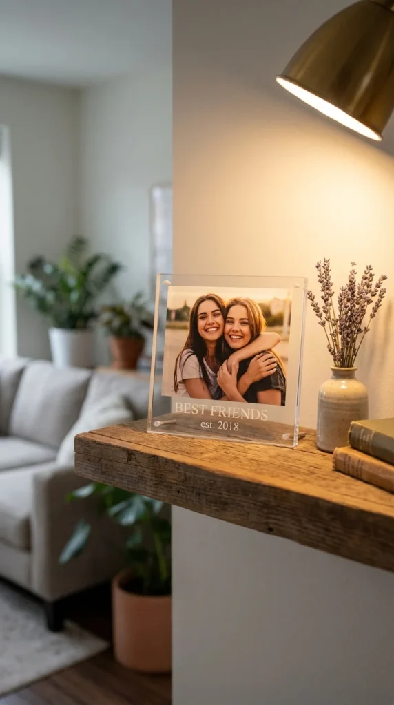 personalized photo plaque bestie