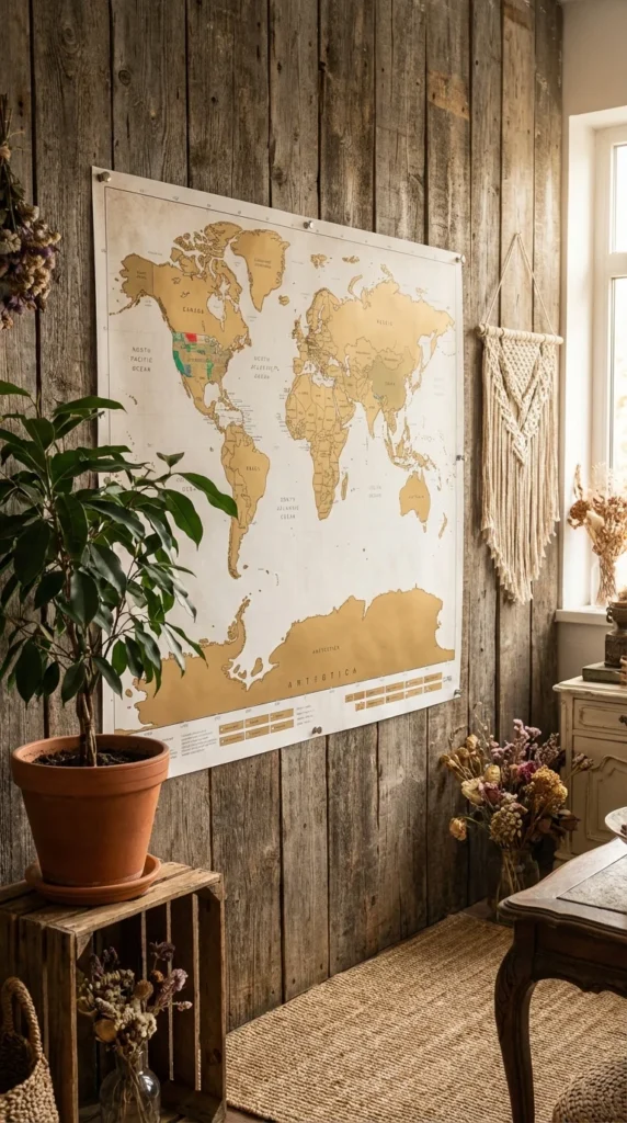 scratch off world map travel gift