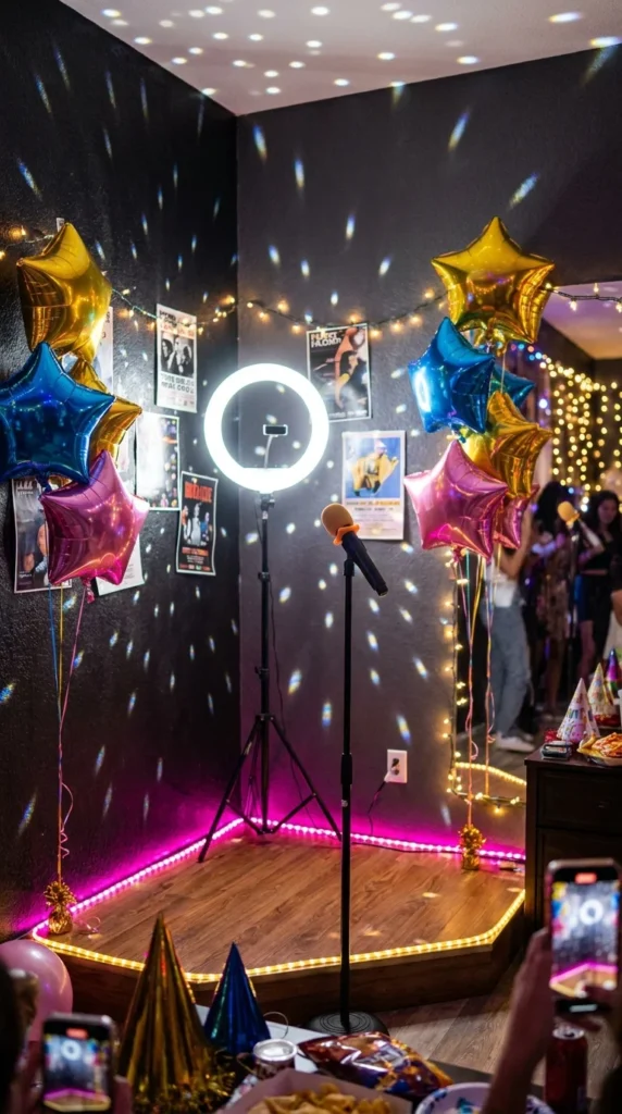 sleepover party ideas teens karaoke