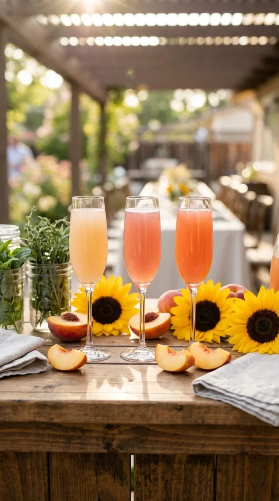 summer wedding signature drinks