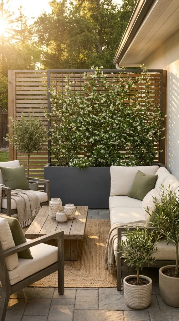trellis planter privacy screen