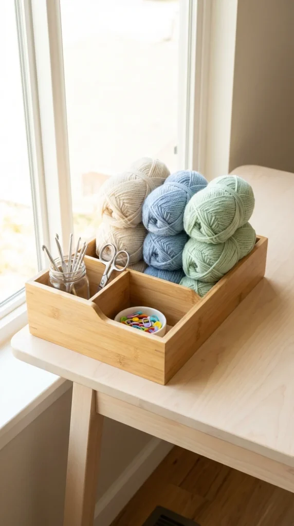 yarn organizer crochet gift