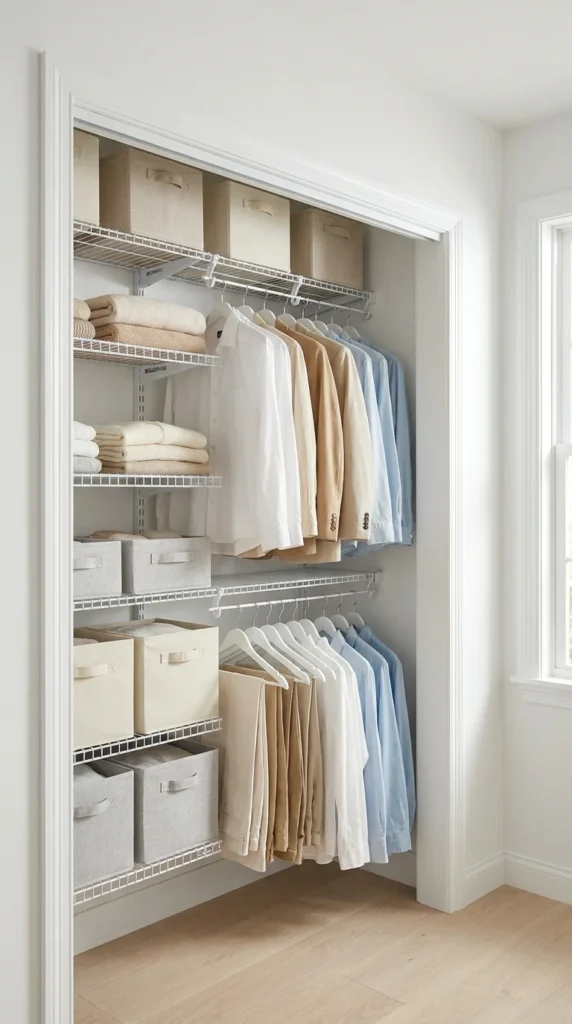 ClosetMaid wire wall closet system