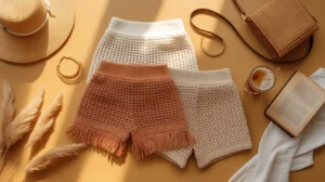 Crochet Shorts Women
