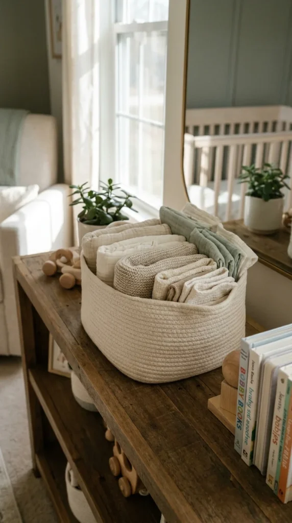 Diaper caddy organizer gender reveal gift