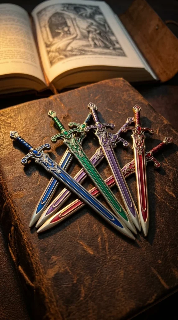 Fantasy sword bookmark gift