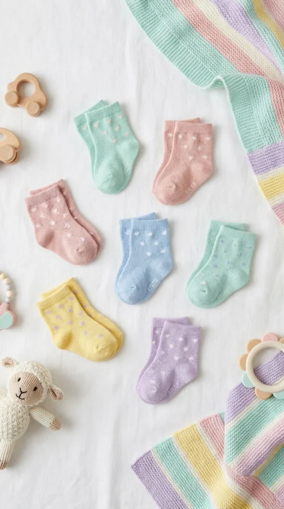 Funny baby socks gender reveal gift