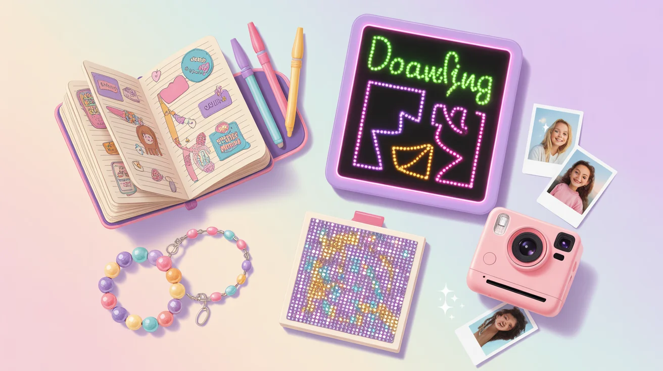 Gift ideas for 9-12 year old girls art DIY