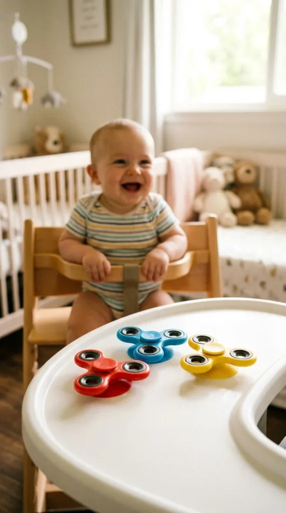 Infant activity spinner toys