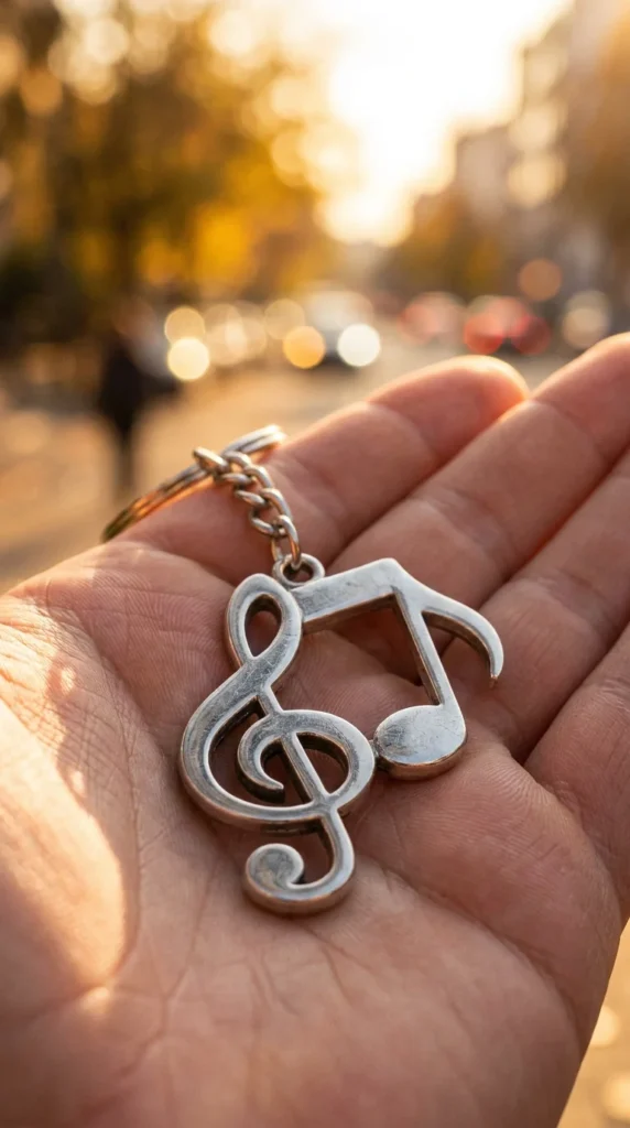 Inspirational musician keychain gift