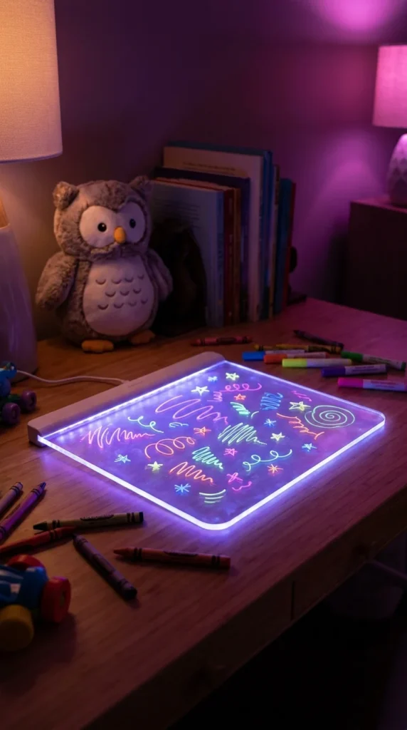 LED drawing board girl gift