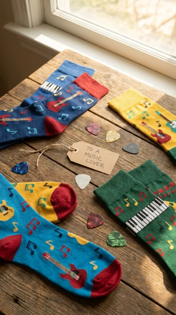 Music lover gift socks