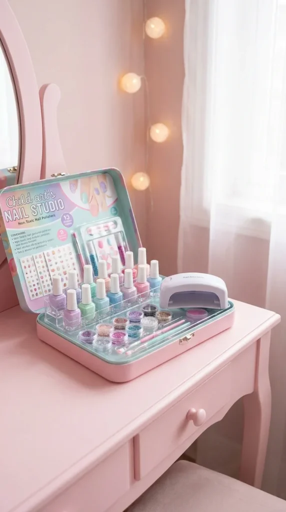 Nail art kit tween girl
