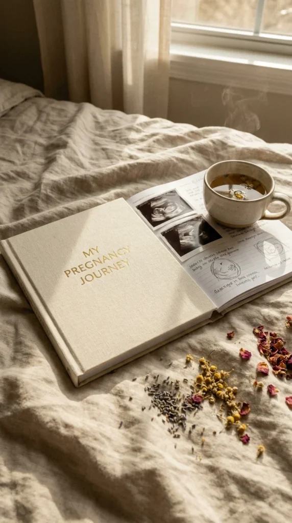 Pregnancy journal gift expecting mom