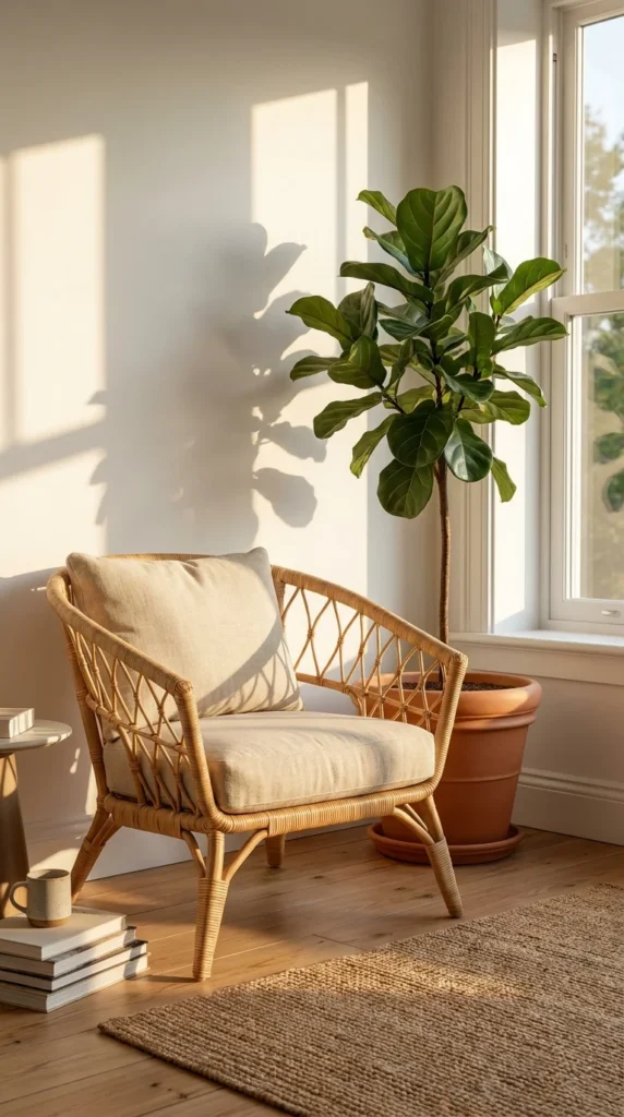 Rattan furniture living room decor