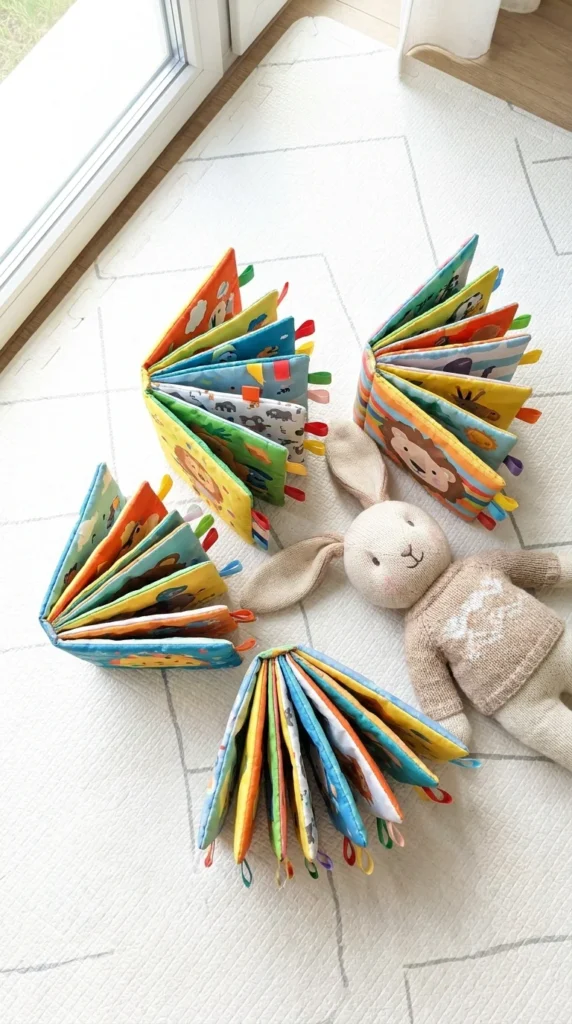 Soft sensory books for infants