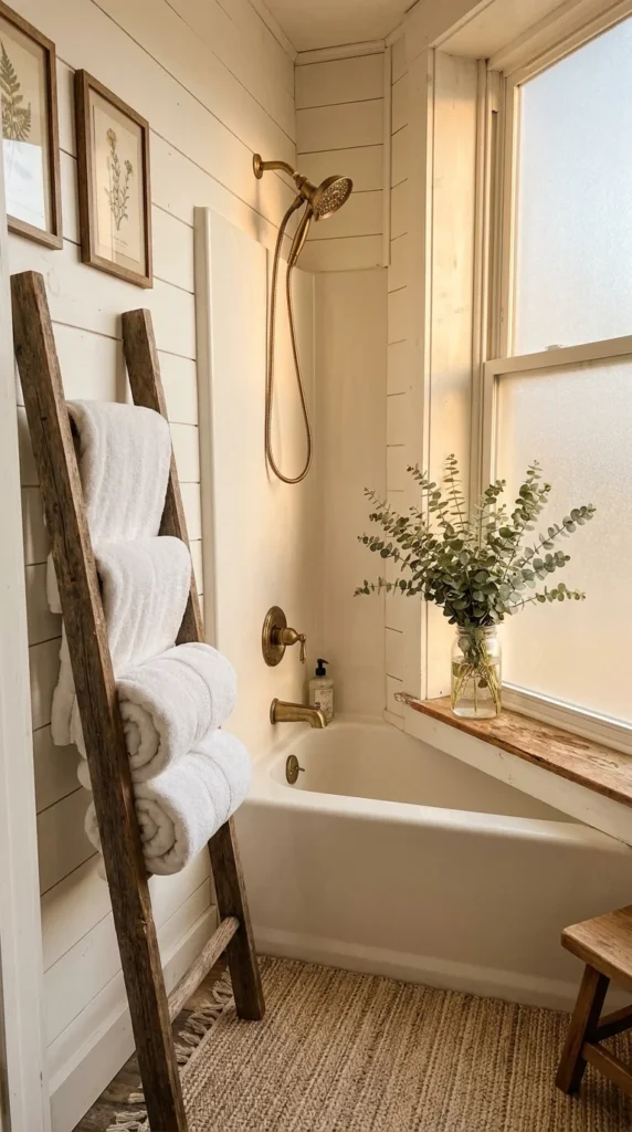 farmhouse bathroom tub ideas