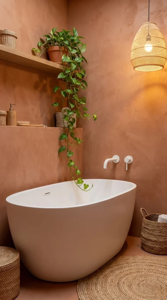 freestanding tub small space