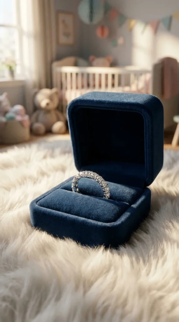luxury push present ring