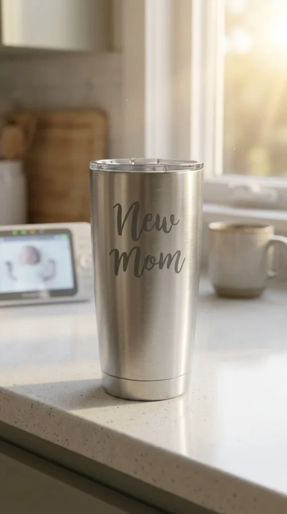 new mom tumbler push gift