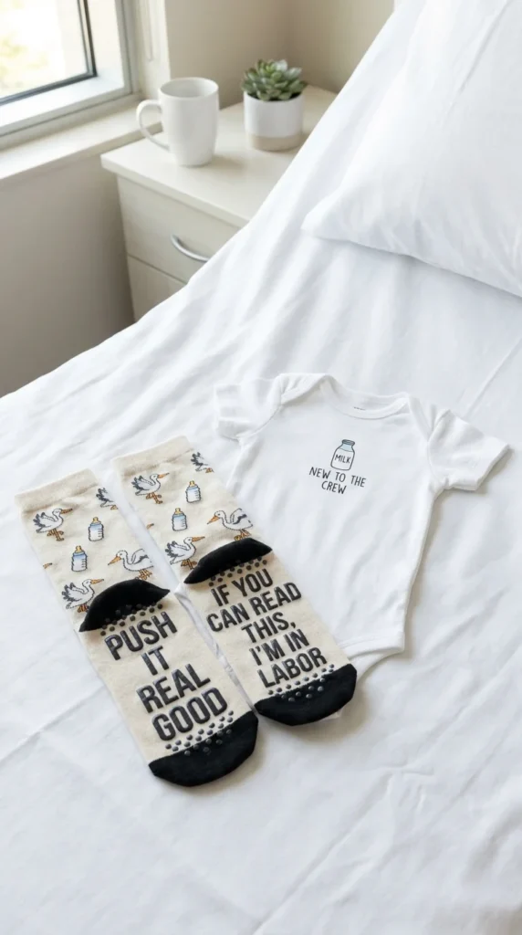 push present labor socks