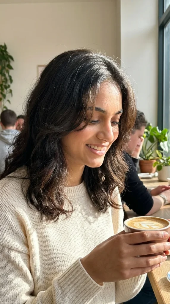 Face-framing layered haircut