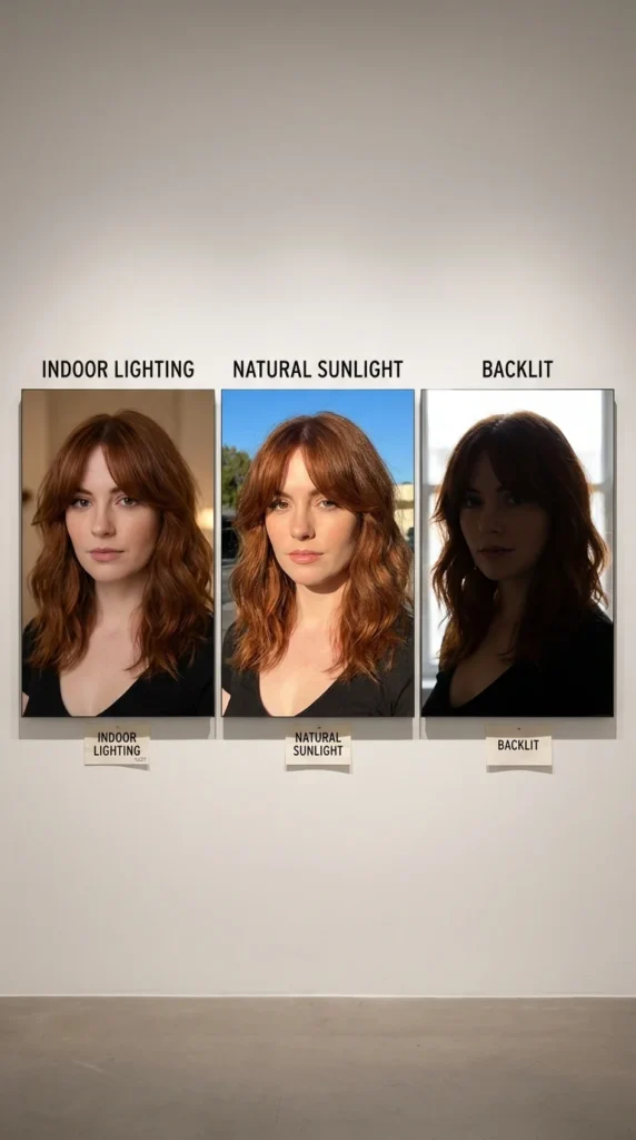 curtain bangs side part hairstyle