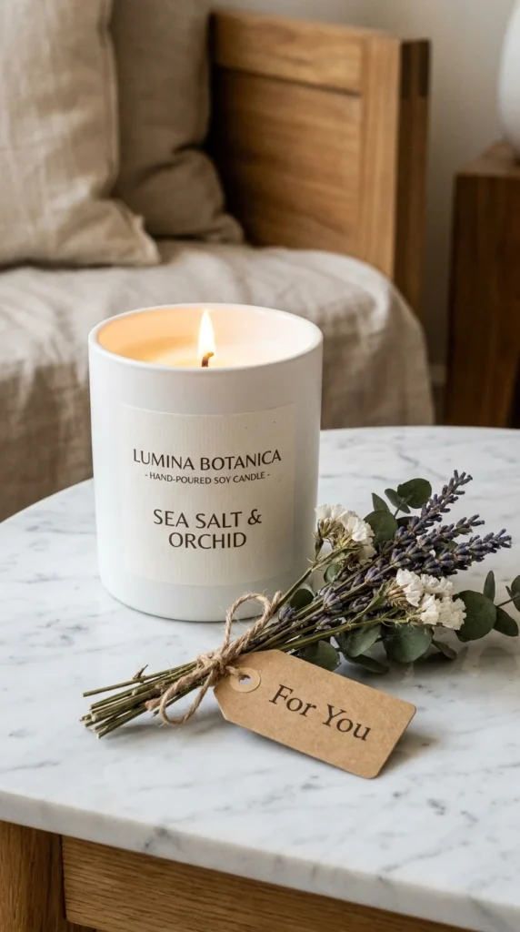 luxury client appreciation candle gift