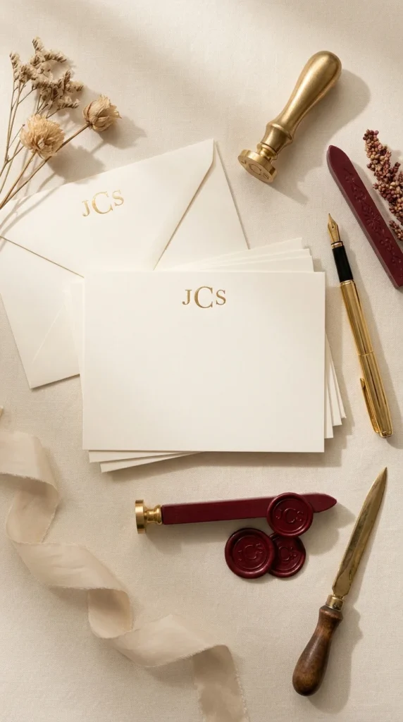 personalized stationery client gift