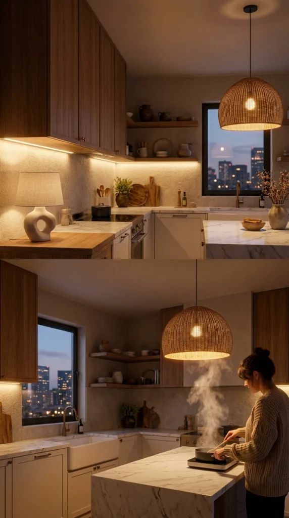 small kitchen lighting ideas