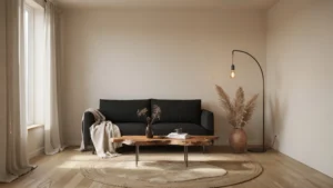 Black sofa living room ideas