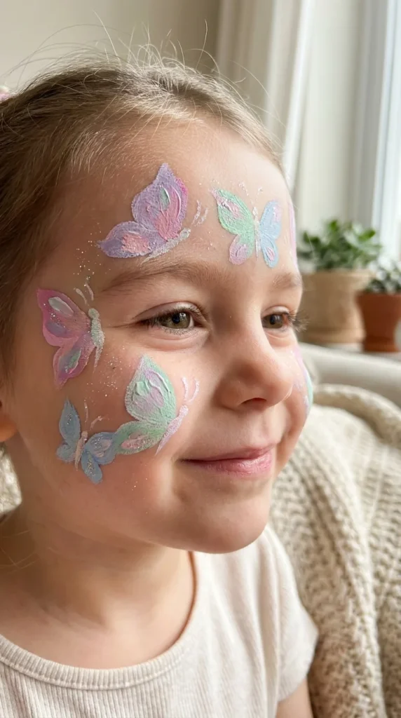 butterfly face paint kids