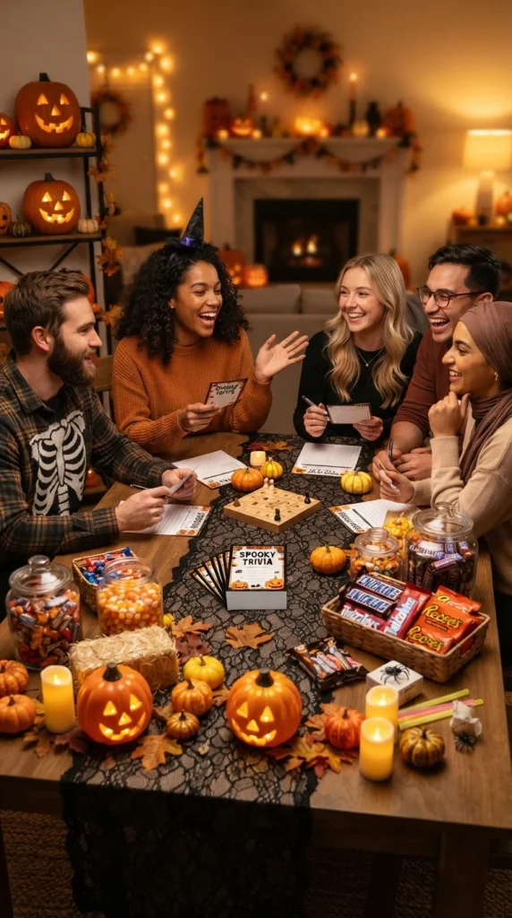 Halloween party games night