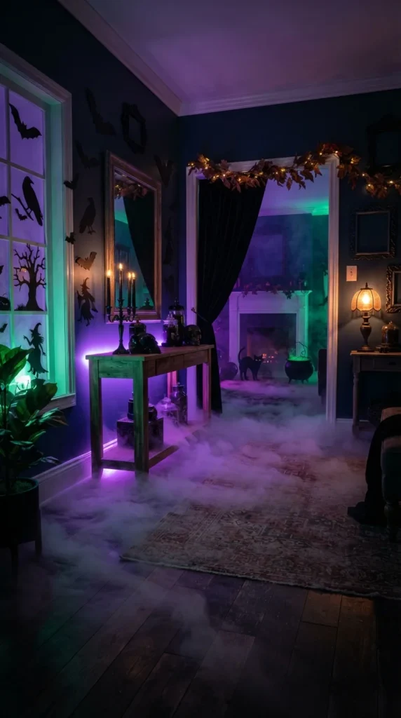 Spooky party ideas fog