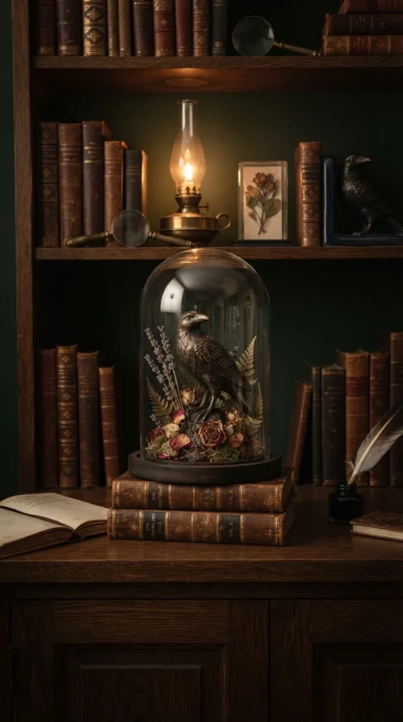 gothic cloche decor