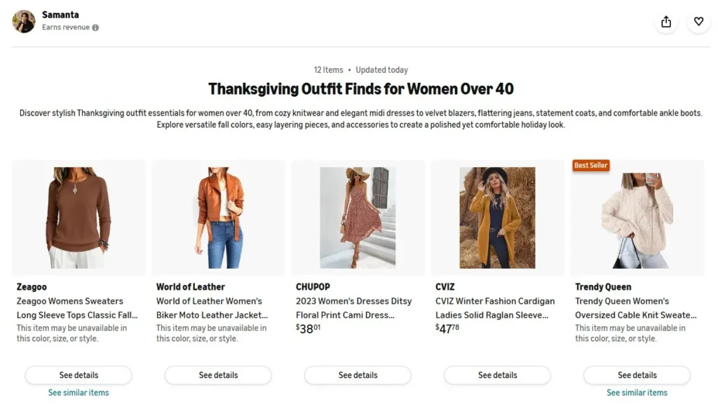 Shop All Our Thanksgiving Outfit Finds